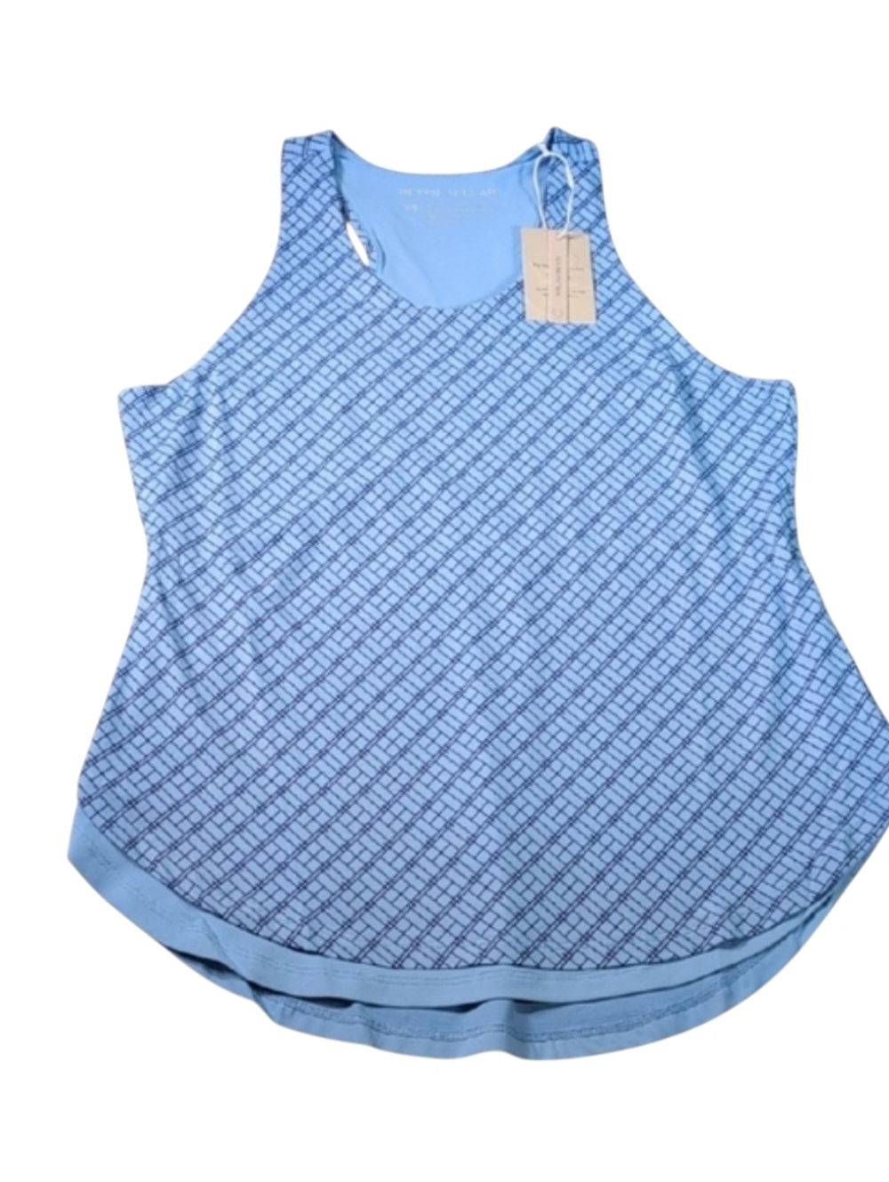 Peter Millar Billie Double Layer Tank Blue Size XS